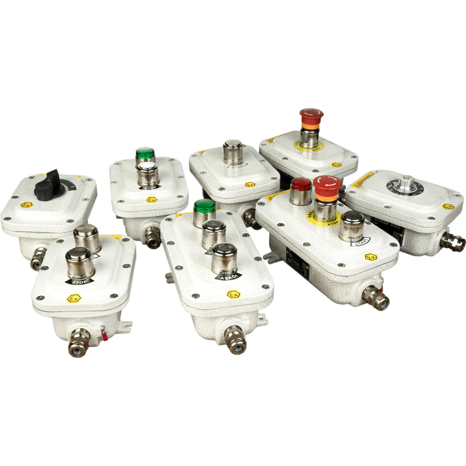 ZNB.CE Serisi Exproof kontrol ünitesi – ATEX Zone 1 kontrol kutusu